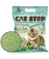 Наполнитель комкующийся растительный CAT STEP Tofu Green Tea, 12 л