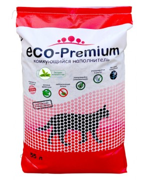 ECO Premium Зеленый чай наполнитель древесный зеленый чай 20,2 кг 55 л