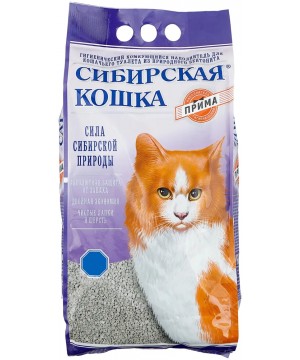 Наполнитель (Сибирская кошка) 10л Прима комкующийся для кошек (8 кг)