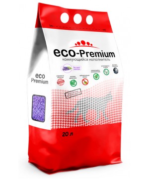 ECO Premium Лаванда наполнитель древесный лаванда 7,6 кг 20 л